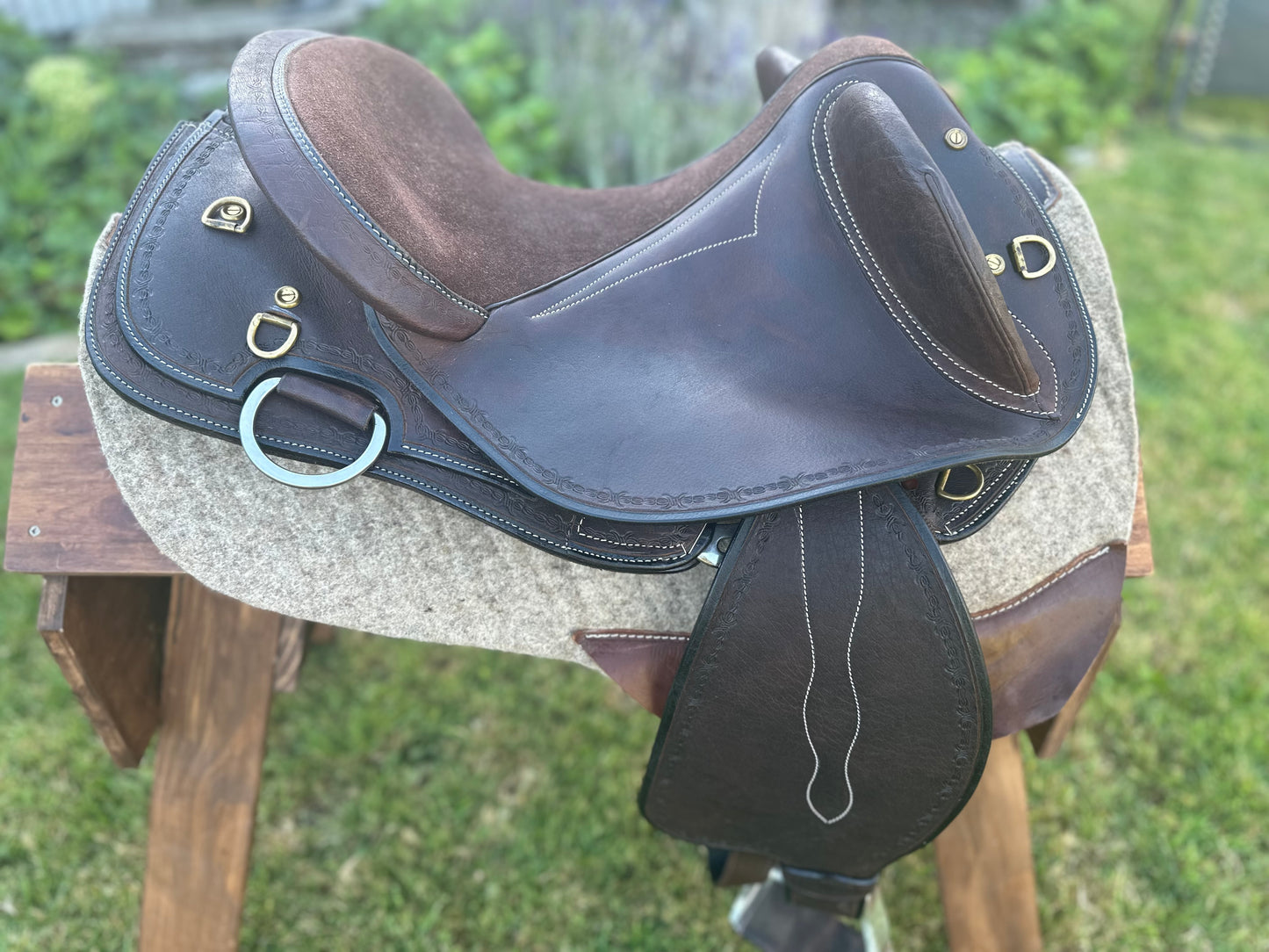 Campdraft Stock Saddle - “Coast”