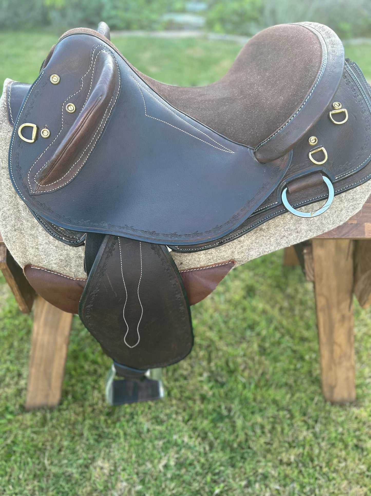 Campdraft Stock Saddle - “Coast”