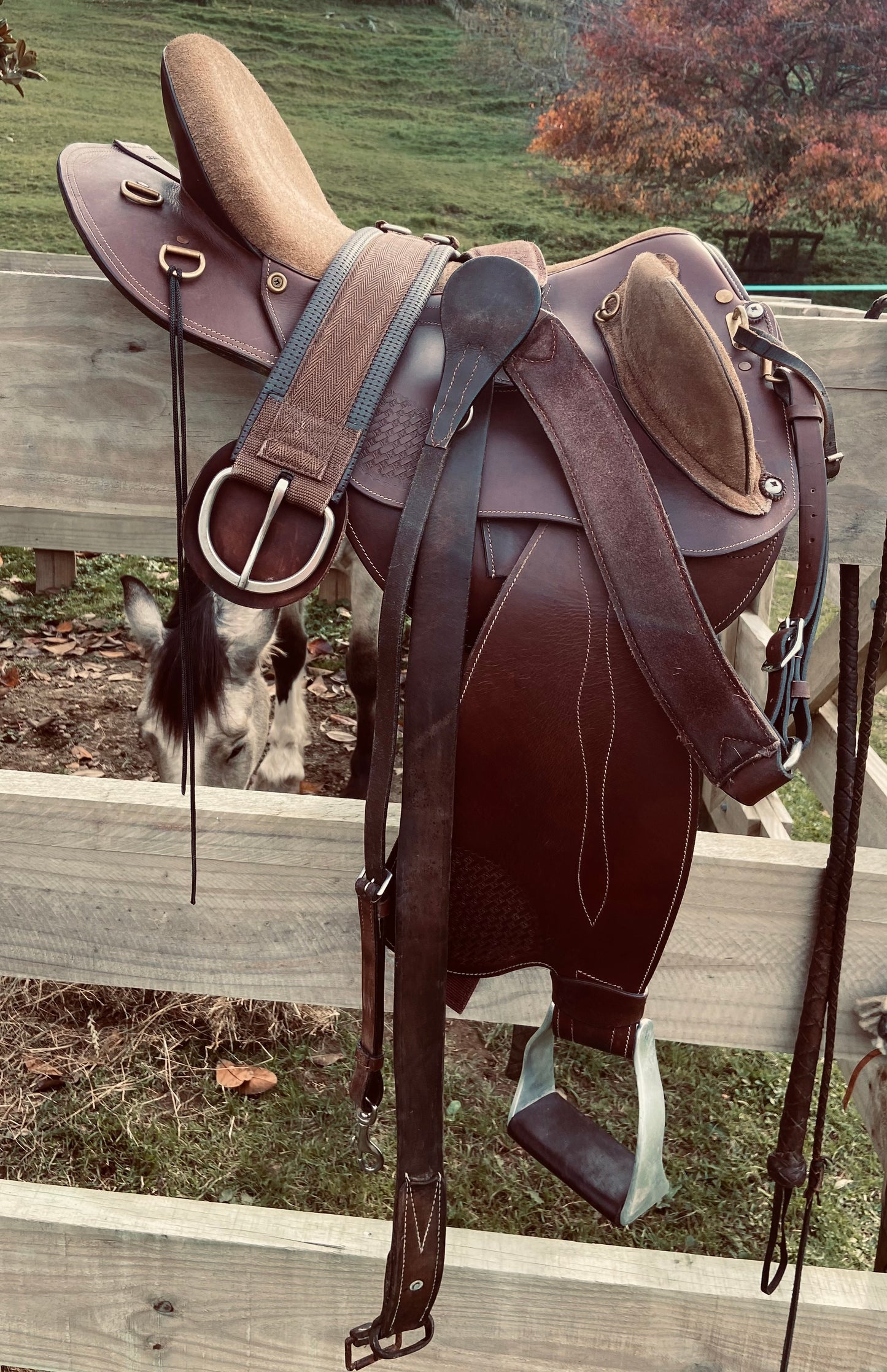 Halfbreed stock saddle