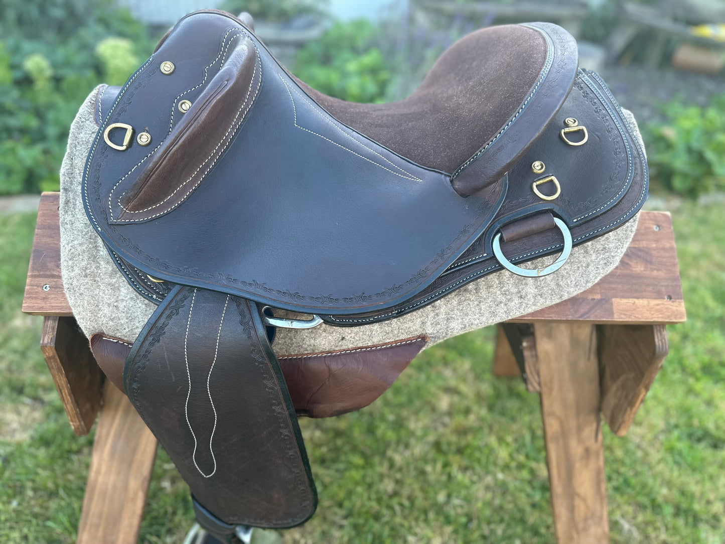 Campdraft Stock Saddle - “Coast”